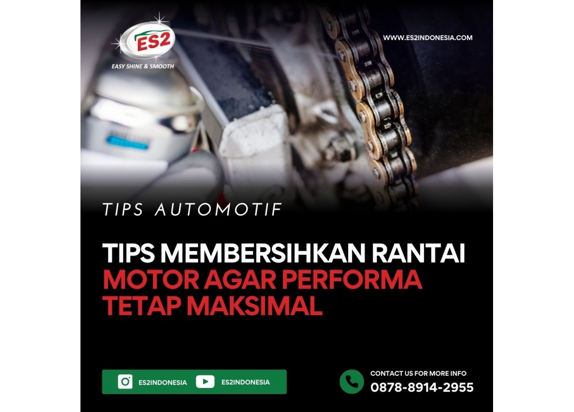 Tips Membersihkan Rantai Motor Agar Performa Tetap Maksimal